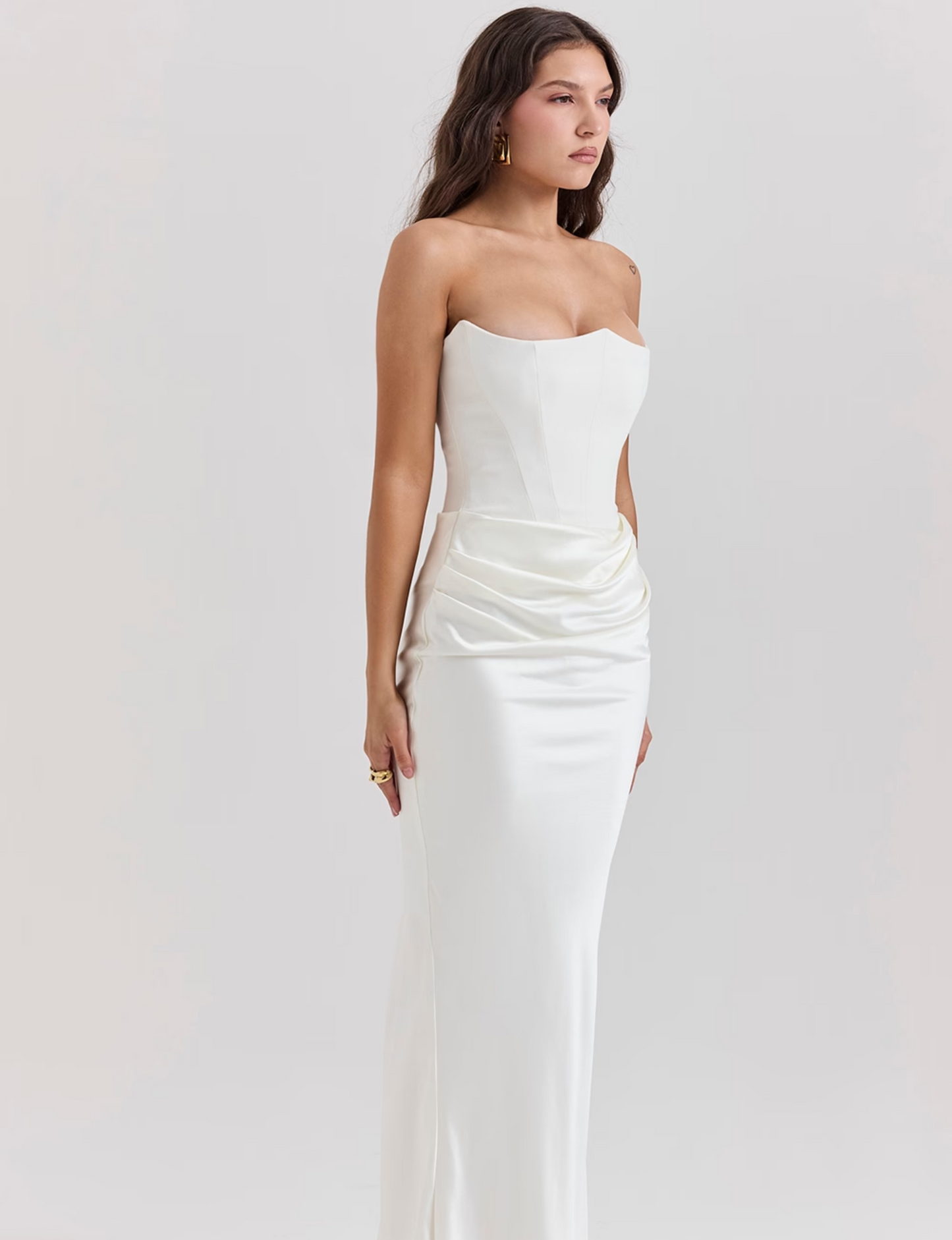 Out-Shine | Corset Strapless Dress