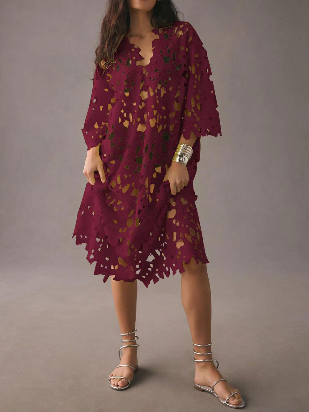 Out-Shine | Coast Lace Cover-Up Midi Dress