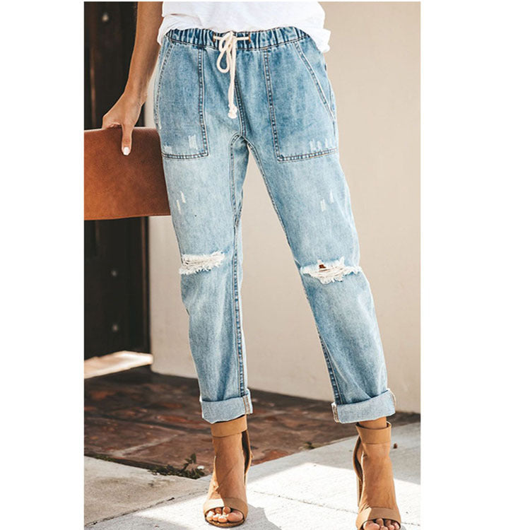 Out-Shine | Distressed-Jeanshose