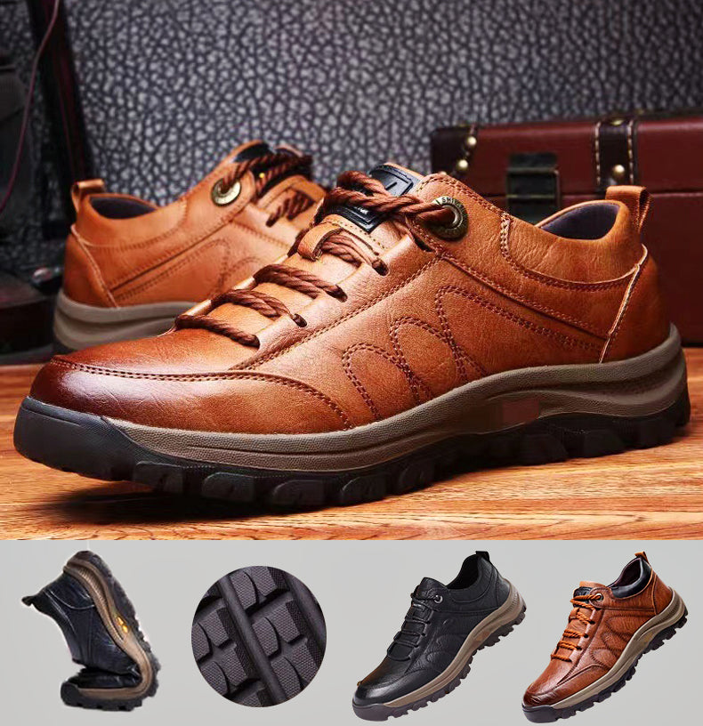 Out-Shine | Zapatos de ocio cosidos a mano para hombre en piel auténtica