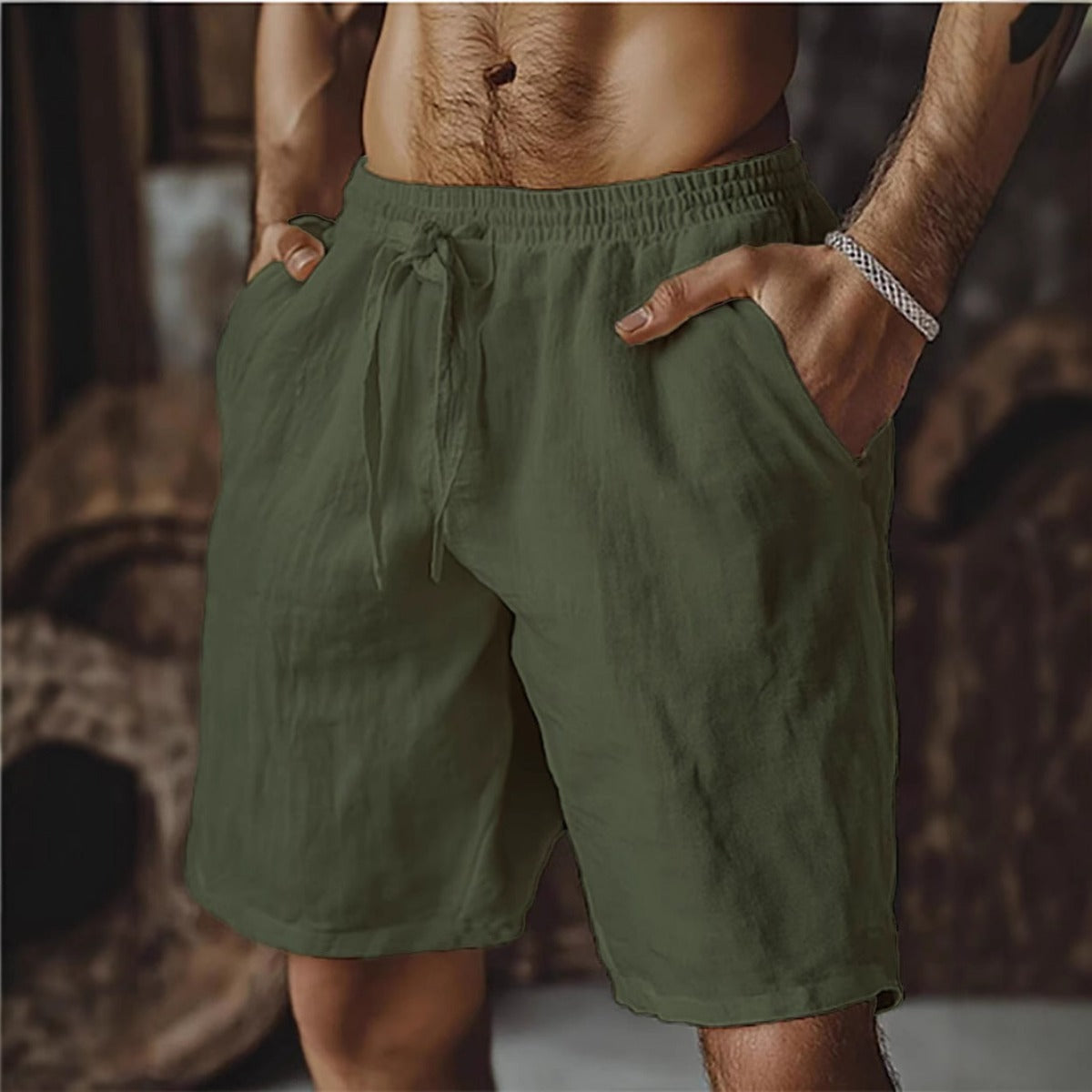 Brilla con luz propia | Zapatos de cordones para hombre, de algodón y lino