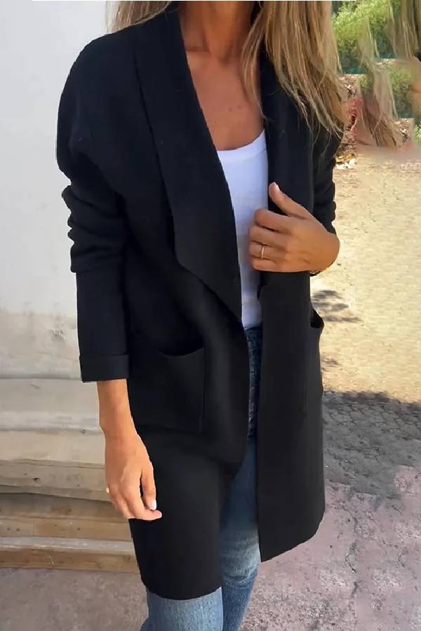 Brillar | Chaqueta tipo cárdigan de largo medio