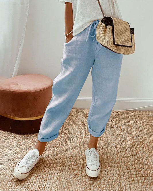Out-Shine | Elegant Linen Pants