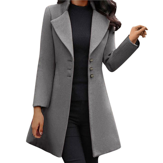 Out-Shine | Elegant Italian Wool Winter Coat For Women