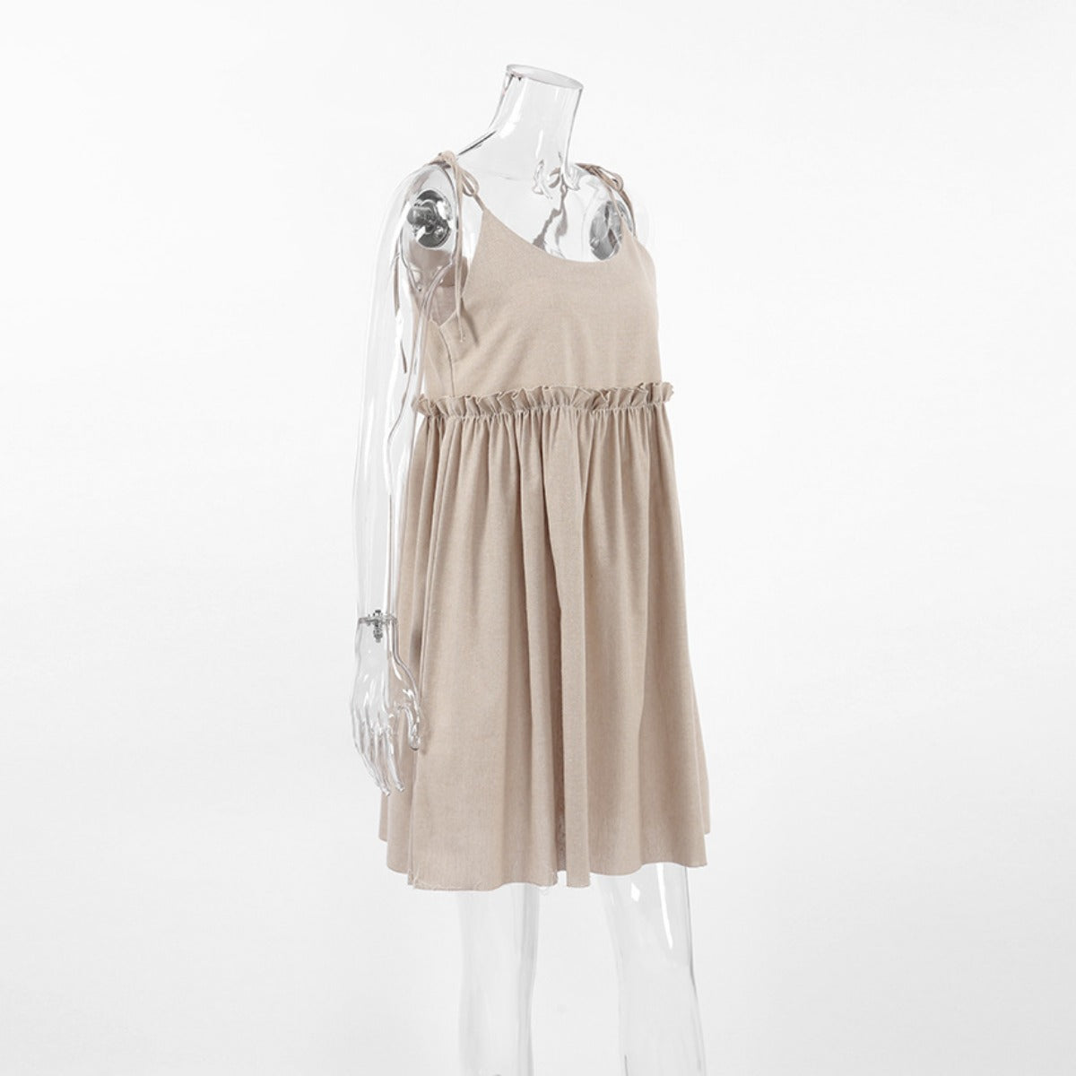 Out-Shine | Cotton and Linen Suspender Skirt