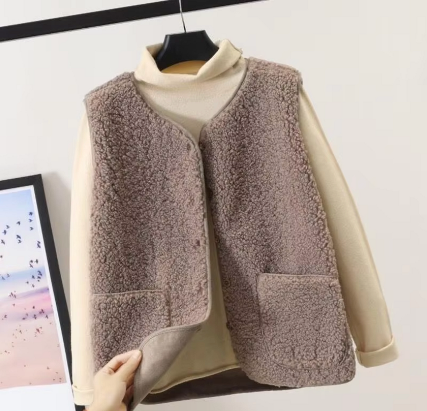 Brilla con luz propia | Chaleco polar de invierno