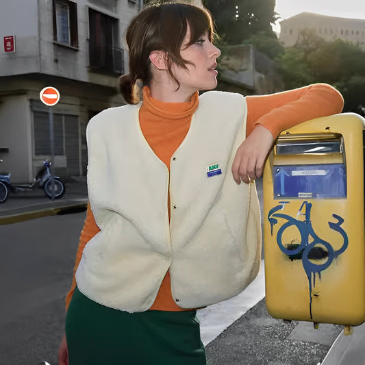 Out-Shine | Woven Open Knitted Cardigan For Women