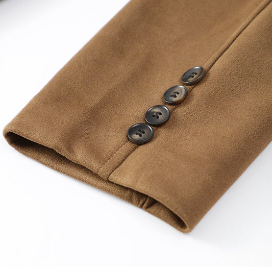 Brille con luz propia | Blazer de ante para mujer