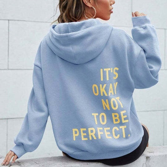 Supera a todos | Sudadera de manga larga "NO PERFECTA"