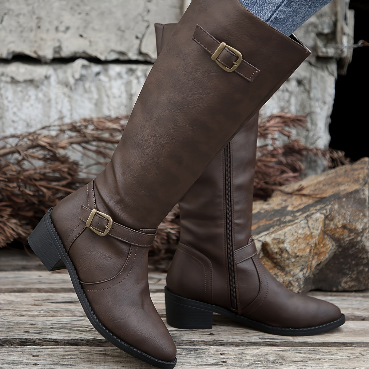 Out-Shine | Chic Pointed-Toe Long Boots