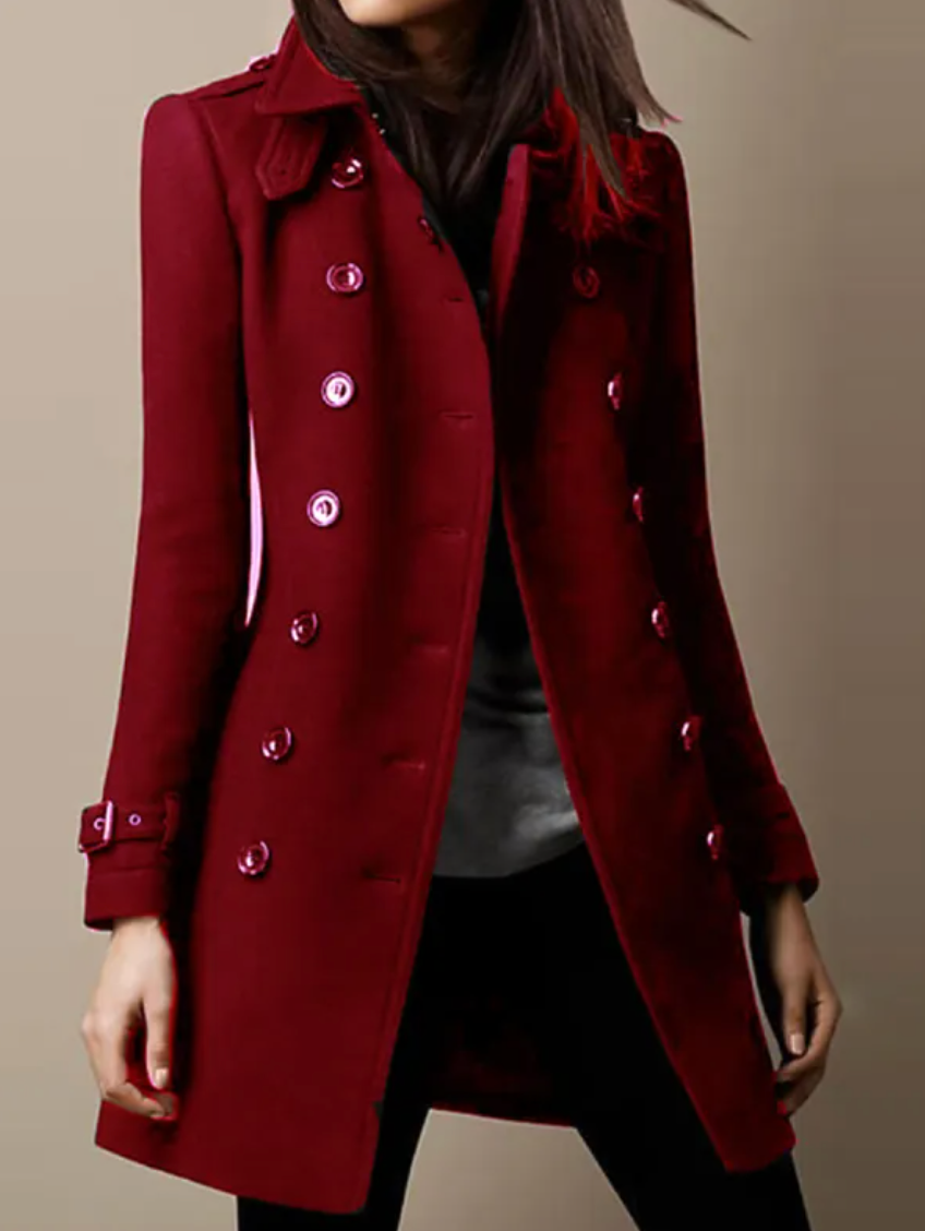 Out-Shine | Double-breasted Slim Coat