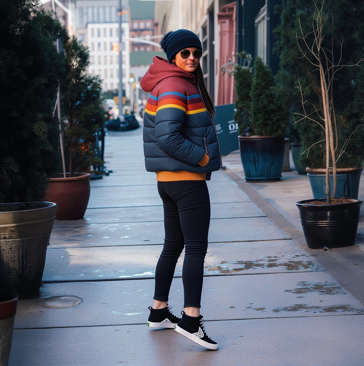 Out-Shine | Retro Jacket With Fur Hood