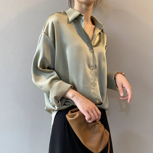 Out-Shine | Classic Satin Shirt