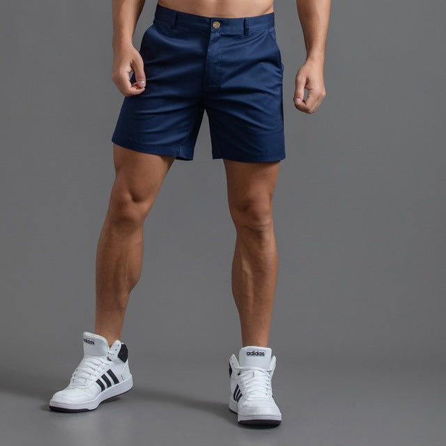 Out-Shine | Classic cotton chino shorts for men