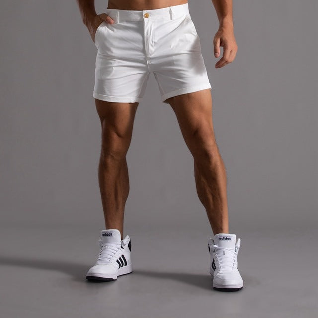 Out-Shine | Classic cotton chino shorts for men