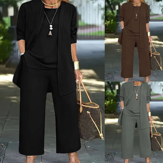 Out-Shine | Cardigan-Weste Three Parts Set