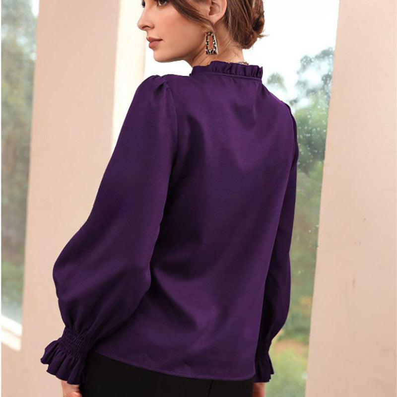 Out-Shine | Satin Long Sleeve Shirt