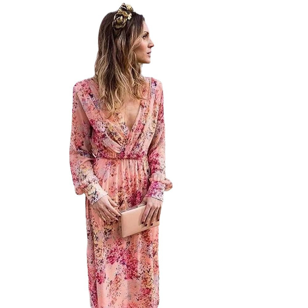 Out-Shine | Elegant Flowy Dress With Defined Waist