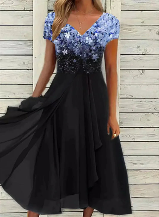 Out-Shine | Chiffon Evening Dress for Women