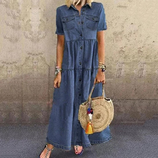 Out-Shine | Classic Denim Casual Dress