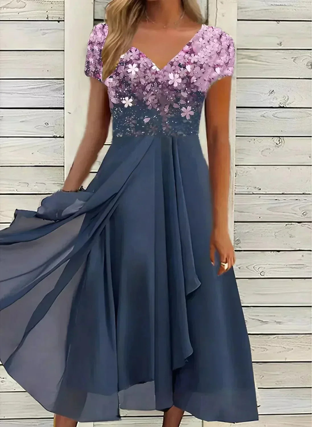 Out-Shine | Chiffon Evening Dress for Women