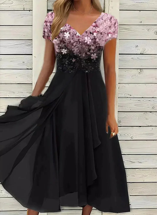 Out-Shine | Chiffon Evening Dress for Women