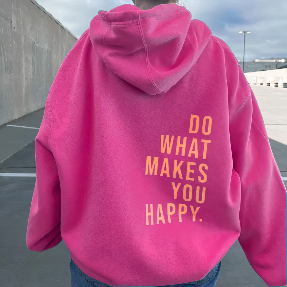 Out-Shine | "DO HAPPY" Oversized Hoodie