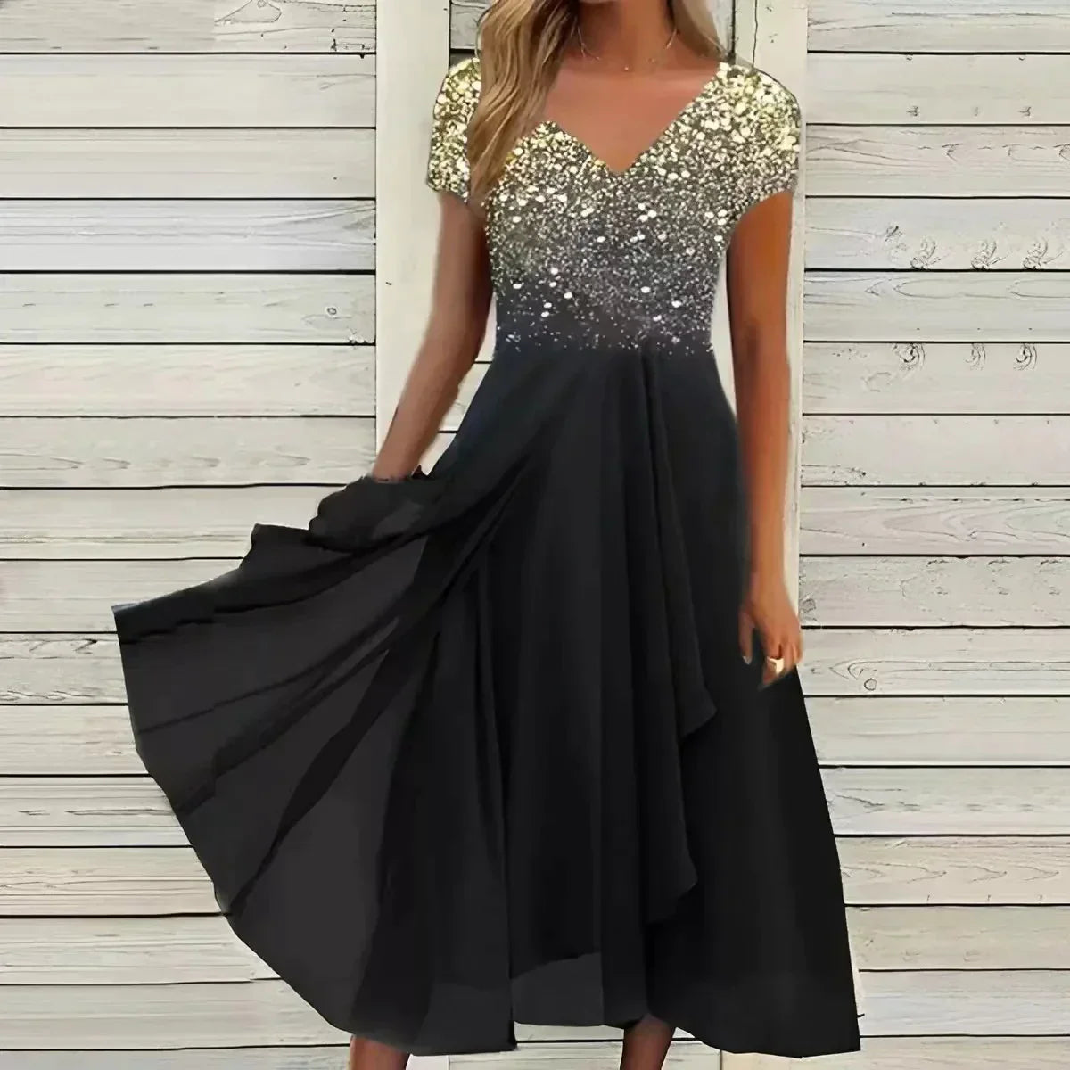 Out-Shine | Chiffon Evening Dress for Women