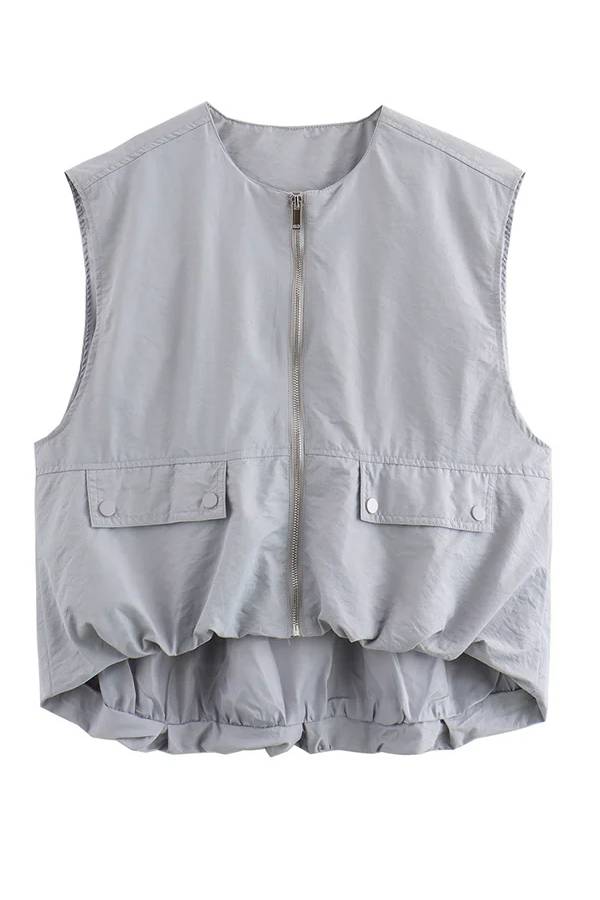 Out-Shine | Loose Sleeveless Pocket Casual Vest