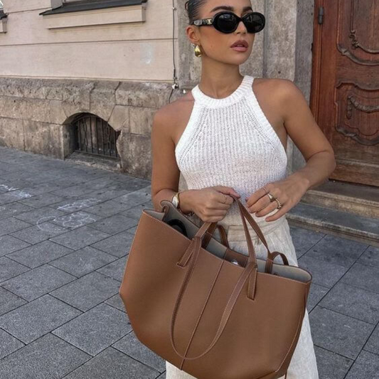 Out-Shine | Ladies Brown Shoulder Bag Designer