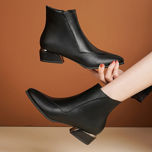 Out-Shine | Ankle Boots With Heel And Zipper Closure