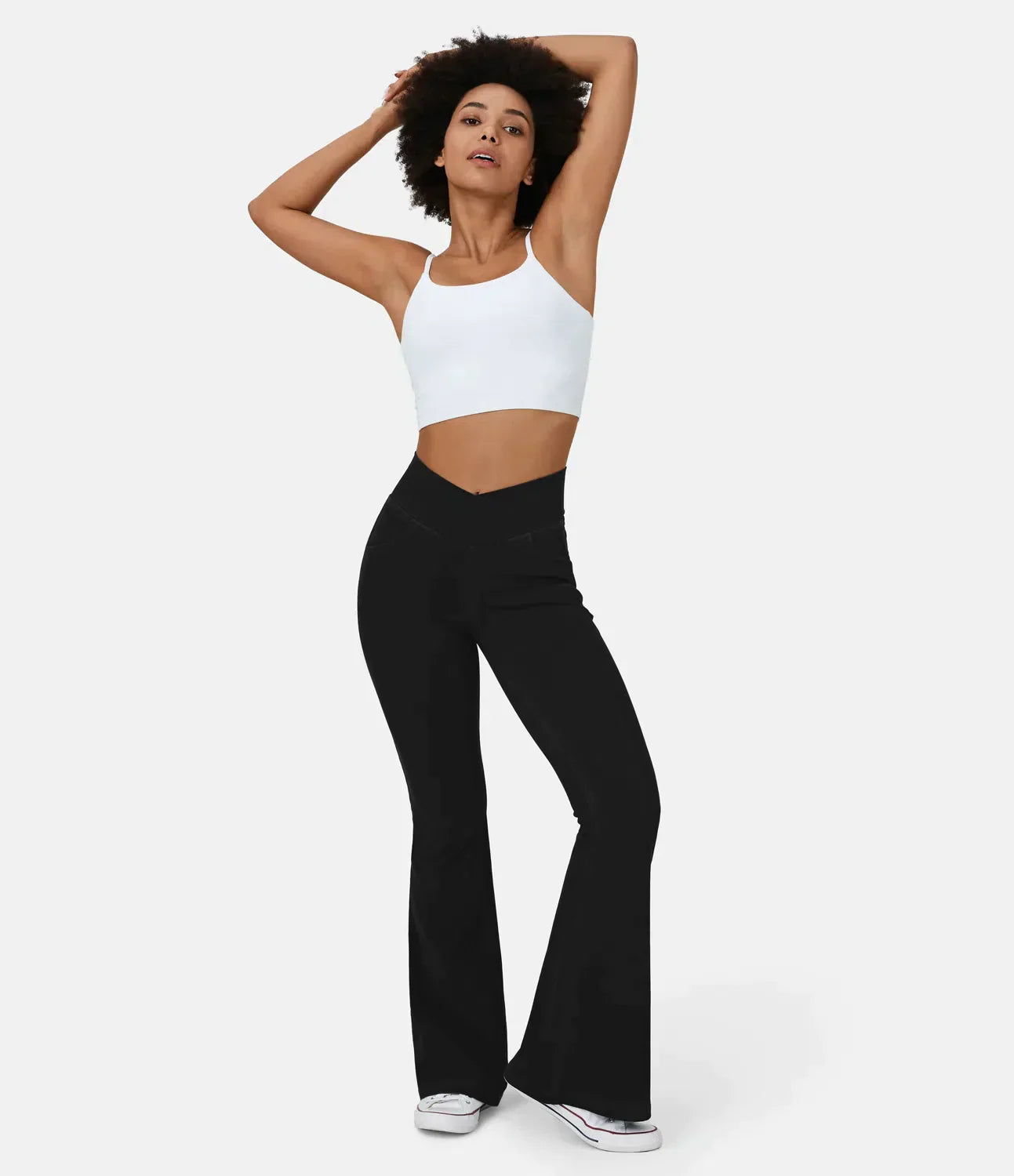 Deslumbra | Vaqueros cruzados de talle alto 