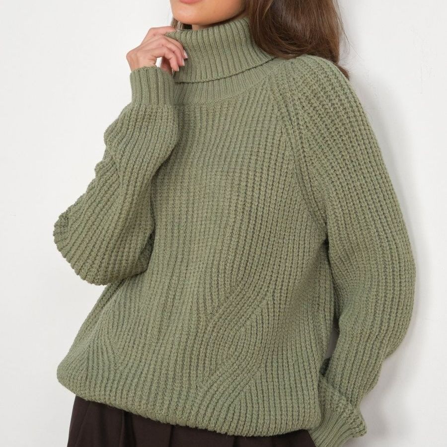 Out-Shine | Turtleneck Long Sleeve Sweater