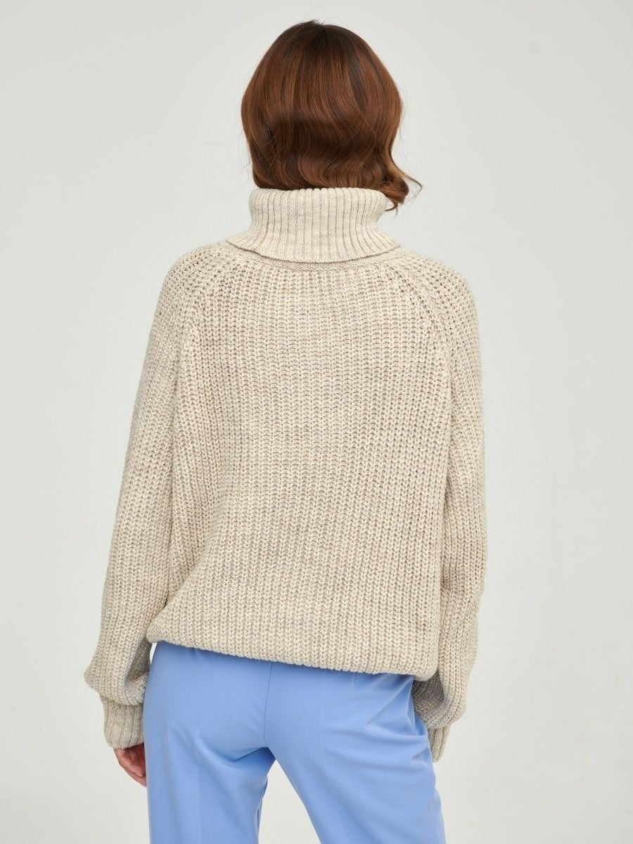 Out-Shine | Turtleneck Long Sleeve Sweater