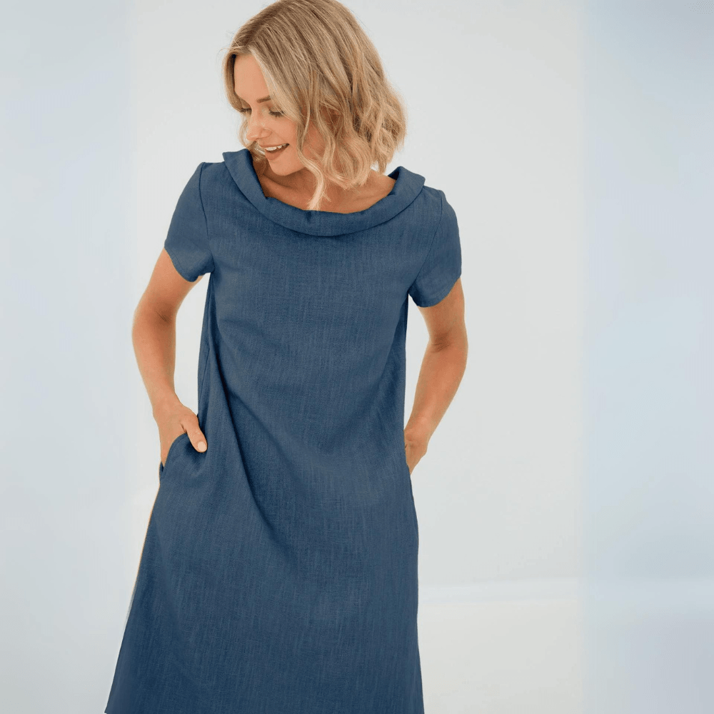 Out-Shine | Casual Linen Dress for Women
