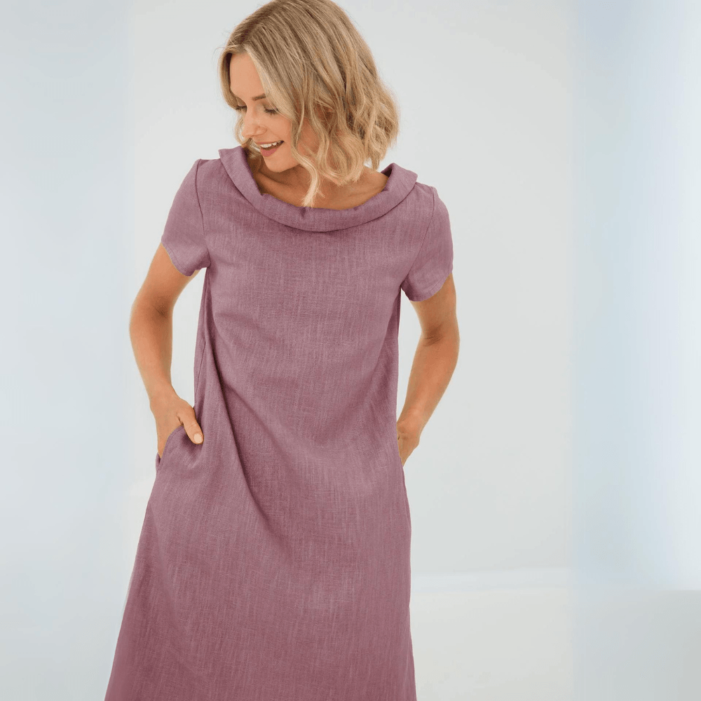 Out-Shine | Casual Linen Dress for Women