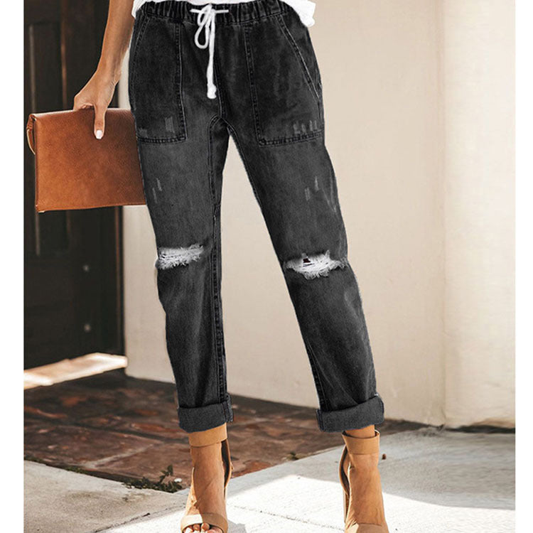 Out-Shine | Distressed-Jeanshose