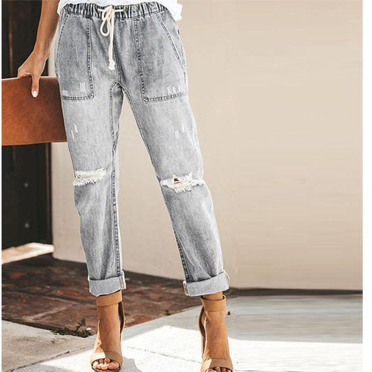 Out-Shine | Distressed-Jeanshose