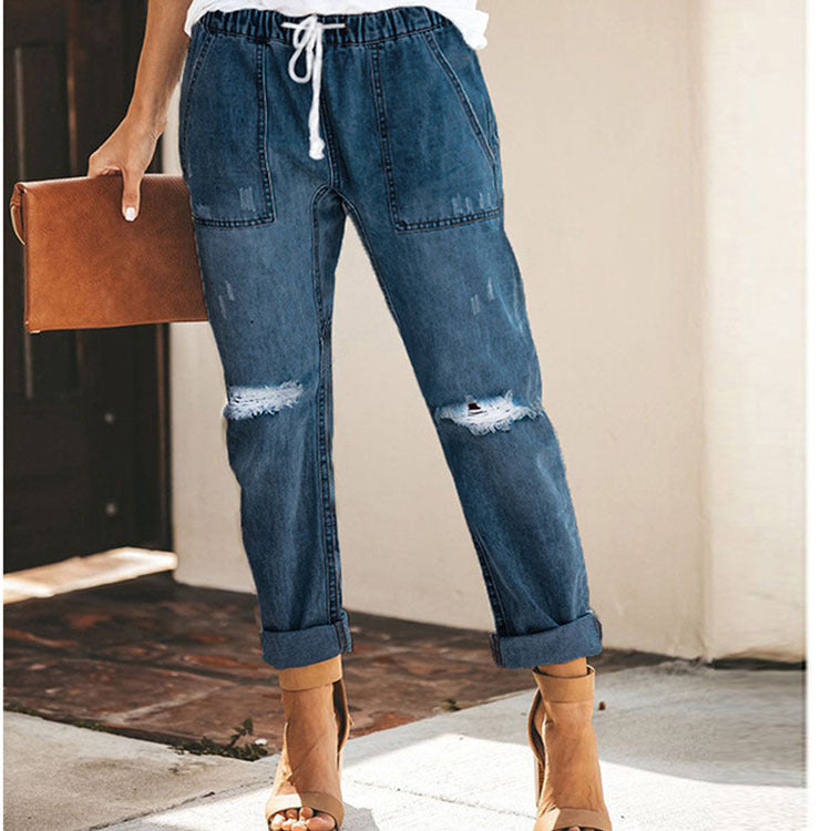 Out-Shine | Distressed-Jeanshose