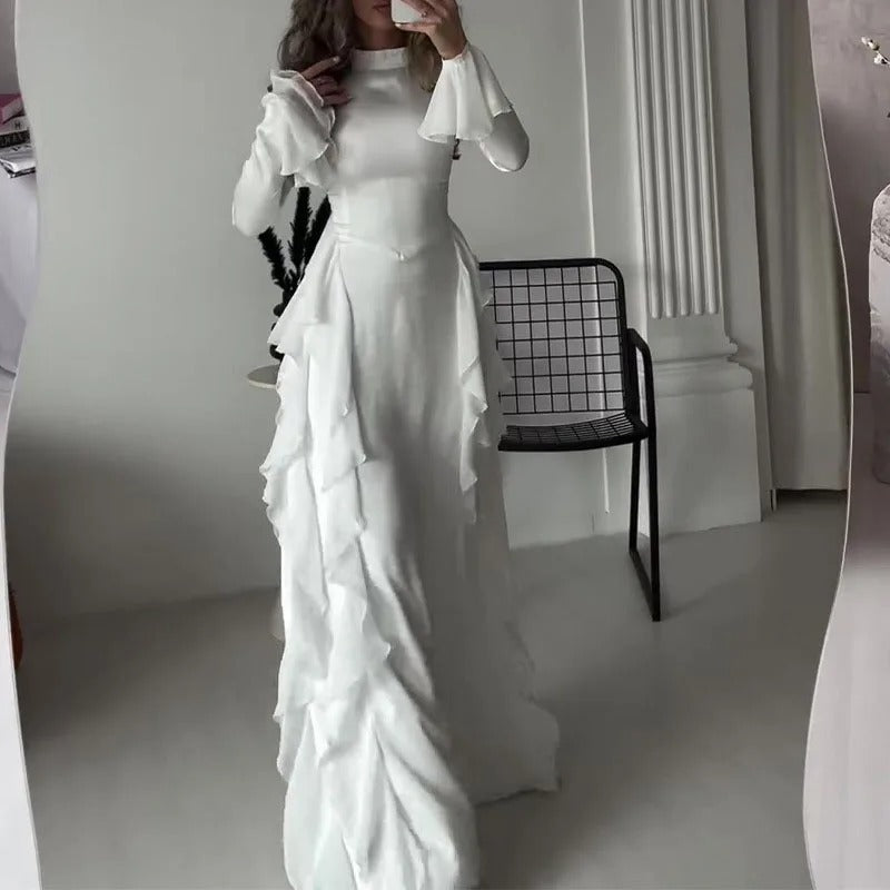 Out-Shine | Elegant Backless Maxi Dress For Women