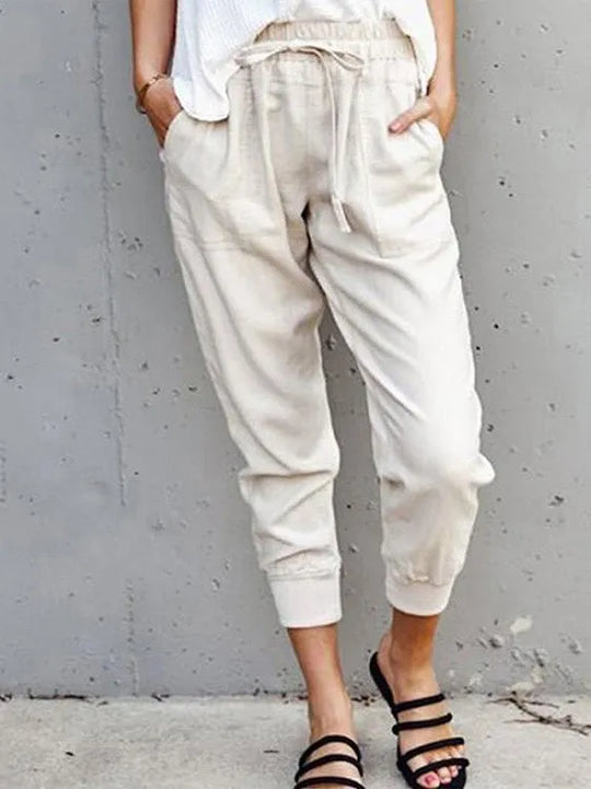 Out-Shine | Cotto Linen Pocket Pants Jogger