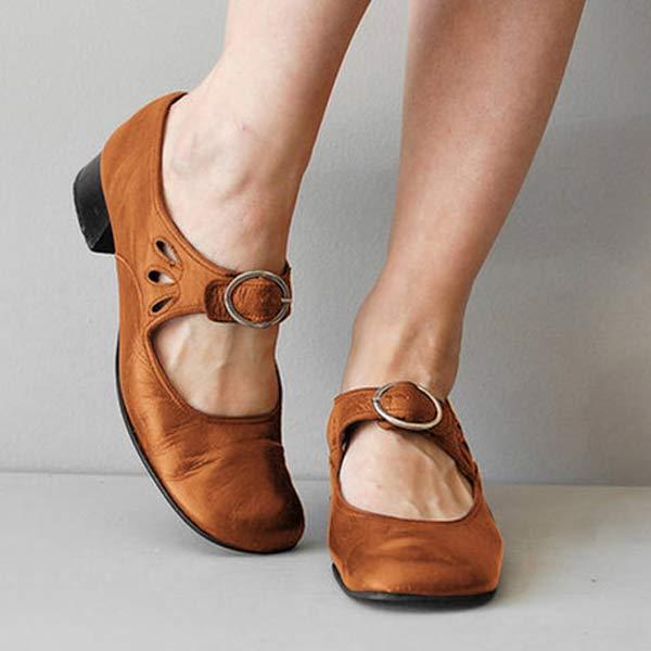 Out-Shine | Vintage Shoes With Round Toe