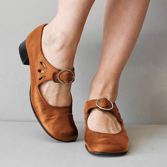 Out-Shine | Vintage Shoes With Round Toe
