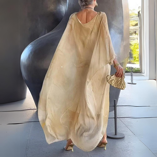 Out-Shine | Dress made of silk muslin that covers the stomach