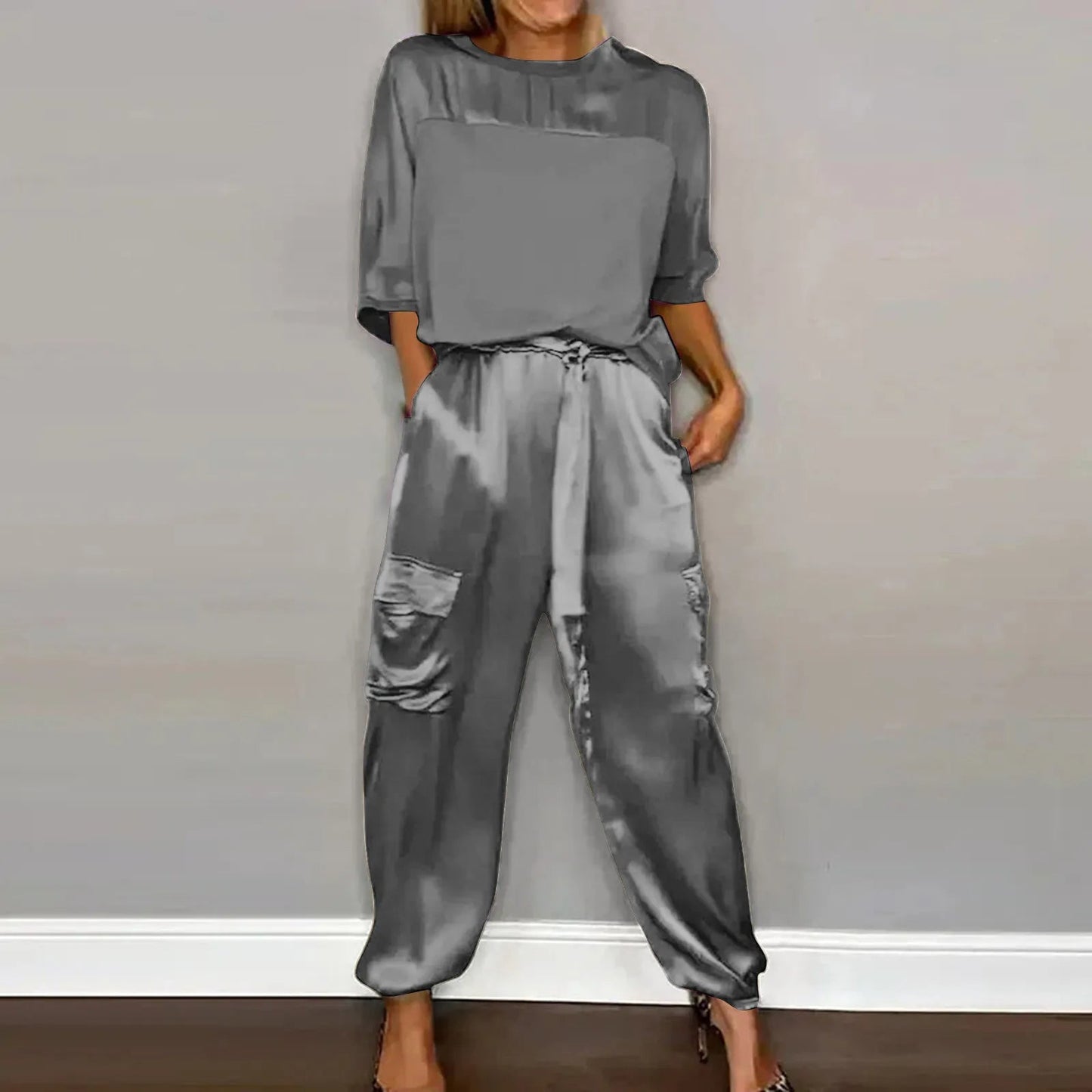 Out-Shine | Satin Two-Piece