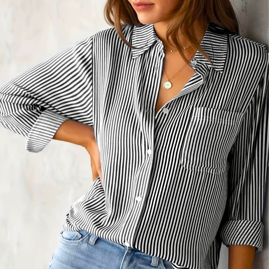 Out-Shine | Comfortable Classic Button Down Blouse