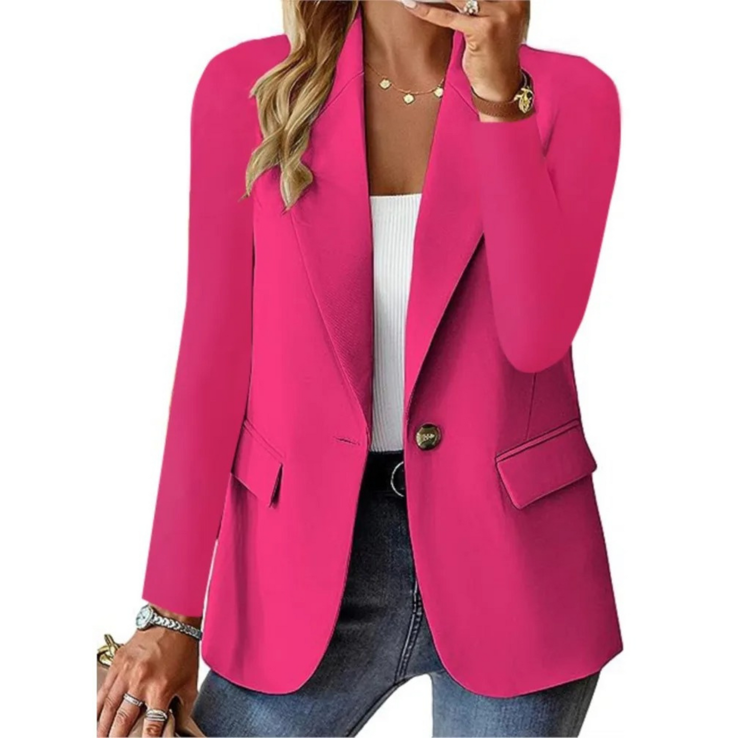 Brillar | Blazer de manga larga para mujer