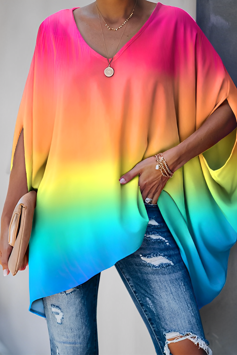 Out-Shine | Women's Shirt With Wide Sleeves