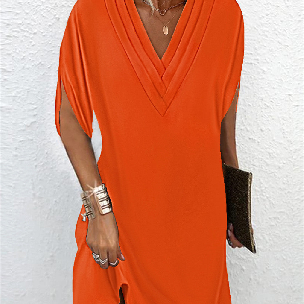 Deslumbra | Vestido de manga murciélago a la moda