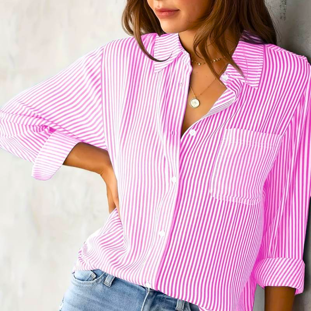 Out-Shine | Comfortable Classic Button Down Blouse